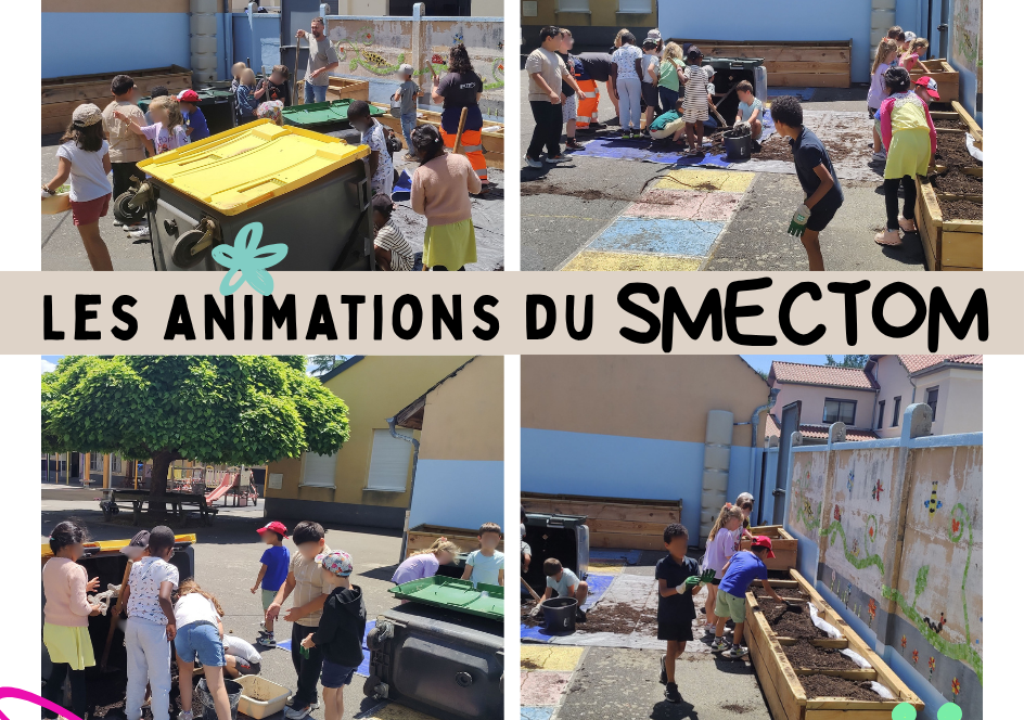 Le SMECTOM accompagne la création d'un jardin pédagogique à l'école de Trie-sur-Baïse